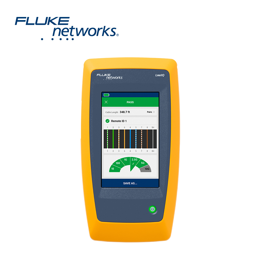 Tester de Cables y de RED Linkiq Fluke Networks LIQ-100 Permite Encontrar la Velocidad Maxima de Cableado Hasta 10