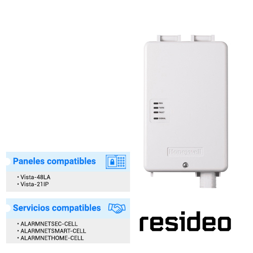Comunicador 4G LTE-XA Alambrico/ Compatible con Todos los Paneles de la Serie Vista de Resideo/ Multicarrier/ Requiere