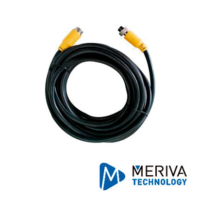 Cable DIN de Aviacion Streamax MCBIP150 / 6 Pines / 15 Metros / Compatible con Cámaras IP