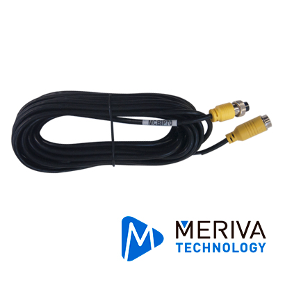 Cable DIN de Aviacion Streamax MCBIP70 / 6 Pines / 7 Metros / Compatible con Cámaras IP