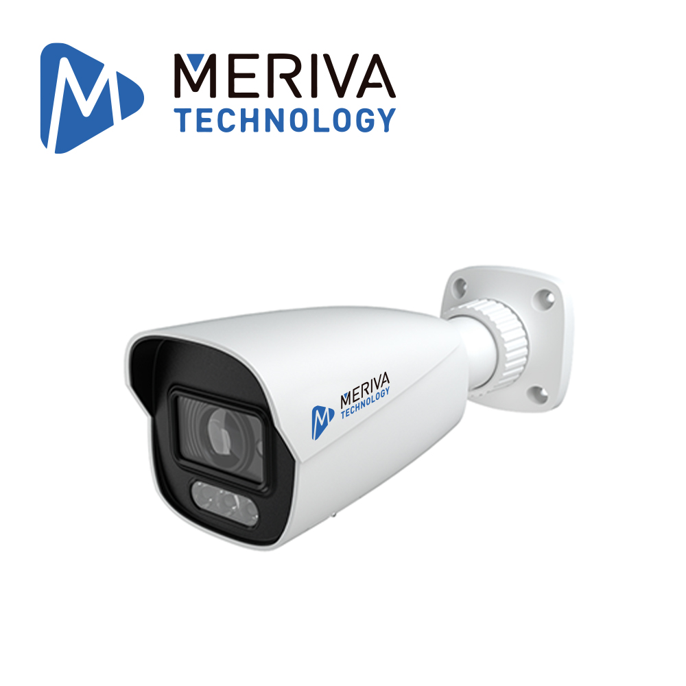 Cámara IP Bullet Meriva Technology MOB-PAM400D / 4MP / H.265+ / 2.8MM / Iluminación Dual (30 - 40M IR / LUZ Calida)