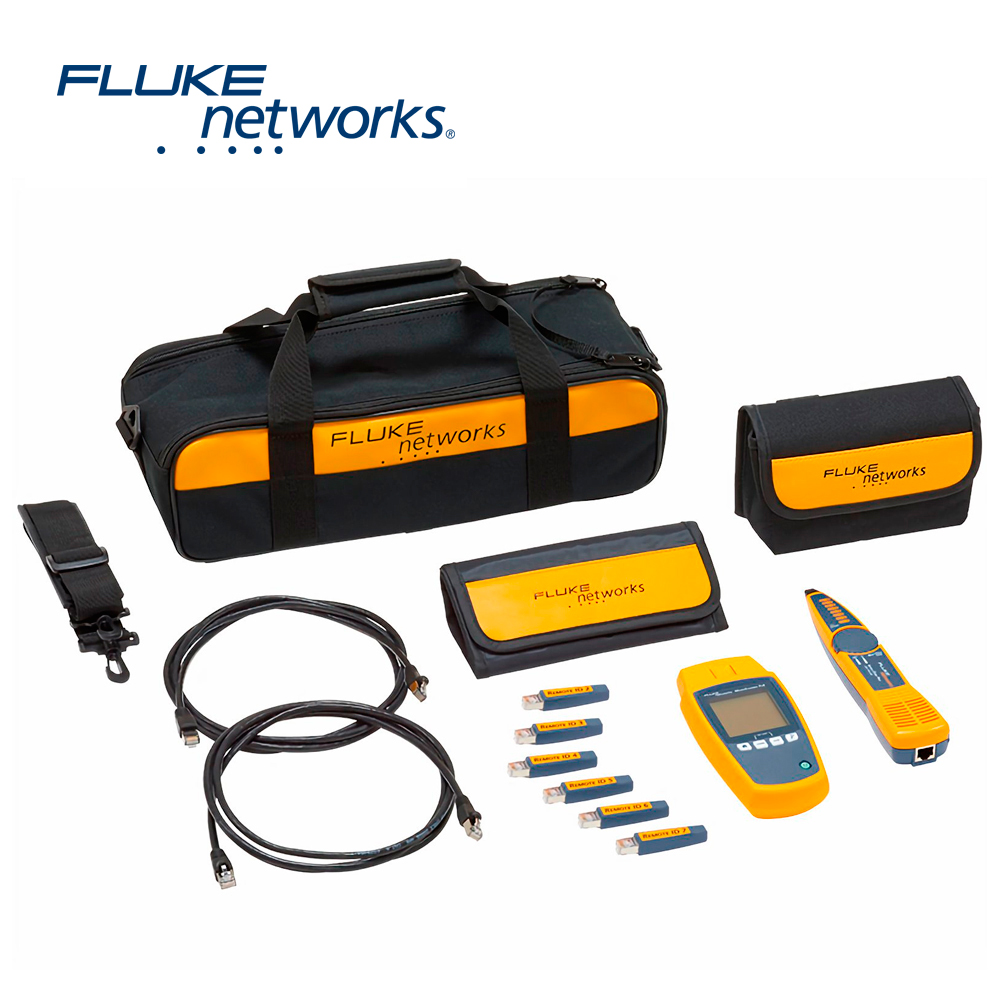 KIT Profesional Verificador de RED Microscanner PoE Fluke Networks MS-POE-KIT para Comprobacion de Redes de VOZ, Datos