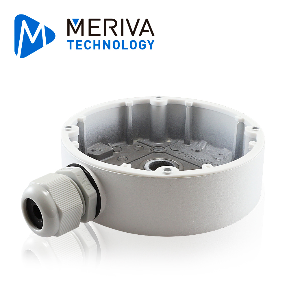 Caja de Conexiones Redonda Meriva Technology MVA-JB0207 / Montaje en Pared o Techo / Compatible con las Cámaras