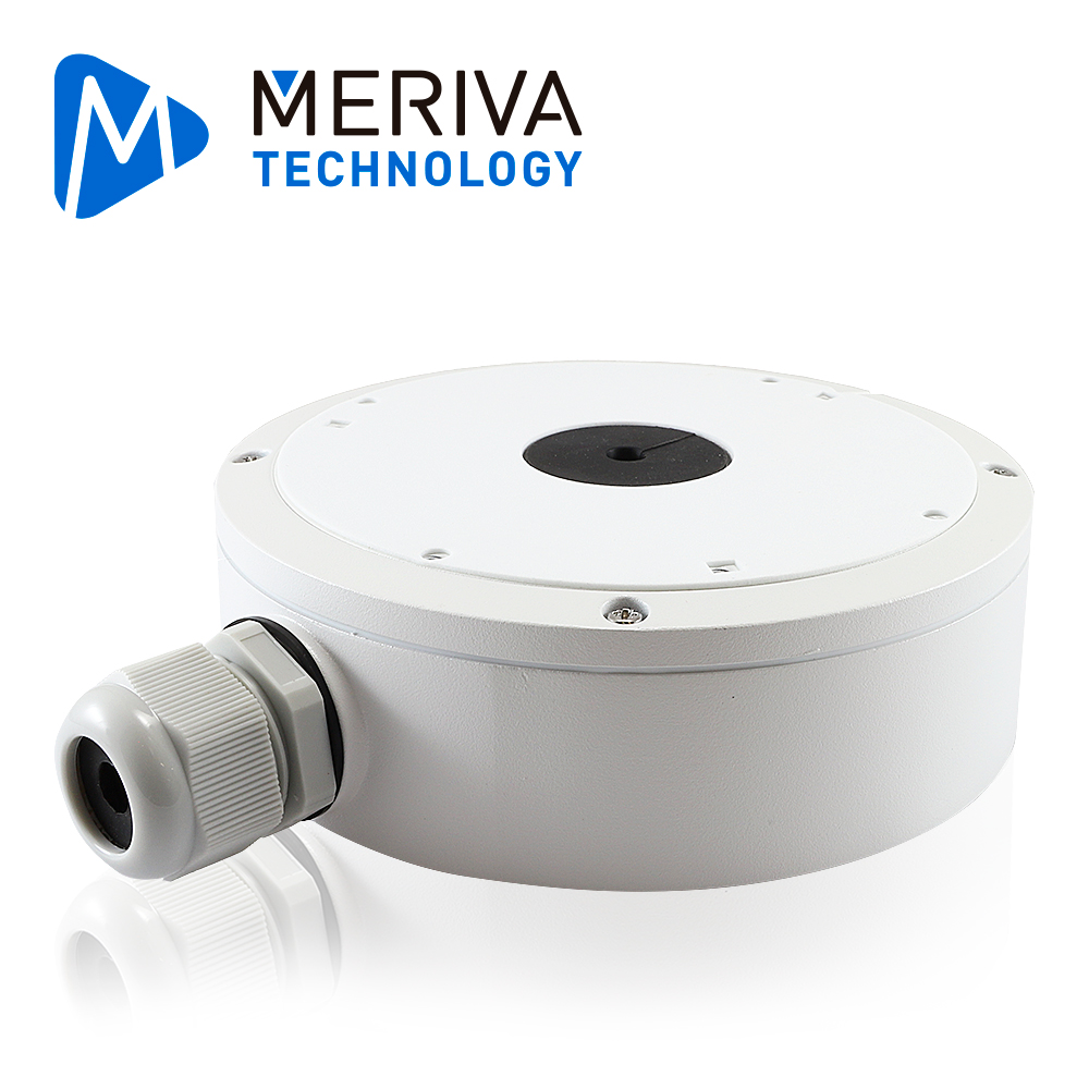 Caja de Conexiones Redonda Meriva Technology MVA-JB0303 / Montaje en Pared o Techo / Compatible con la Cámara