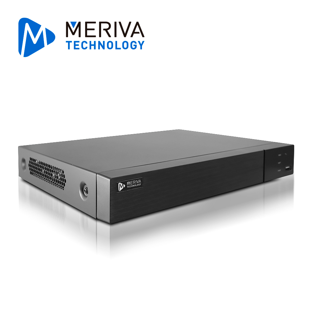 DVR Meriva Technology MXVR-6108A HD H.265 12 Canales 5MP 8CH BNC + 4CH Ip/Salida HDMI (1080p) + 1 VGA (1080p) + BNC