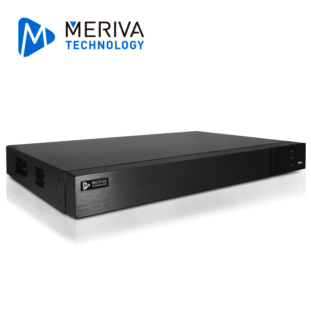 DVR Meriva Technology MXVR-6216A HD H.265 24 CH 5MP Penta Híbrido 16CH BNC + 8CH IP / Salida HDMI (1080p) + 1 VGA + BNC