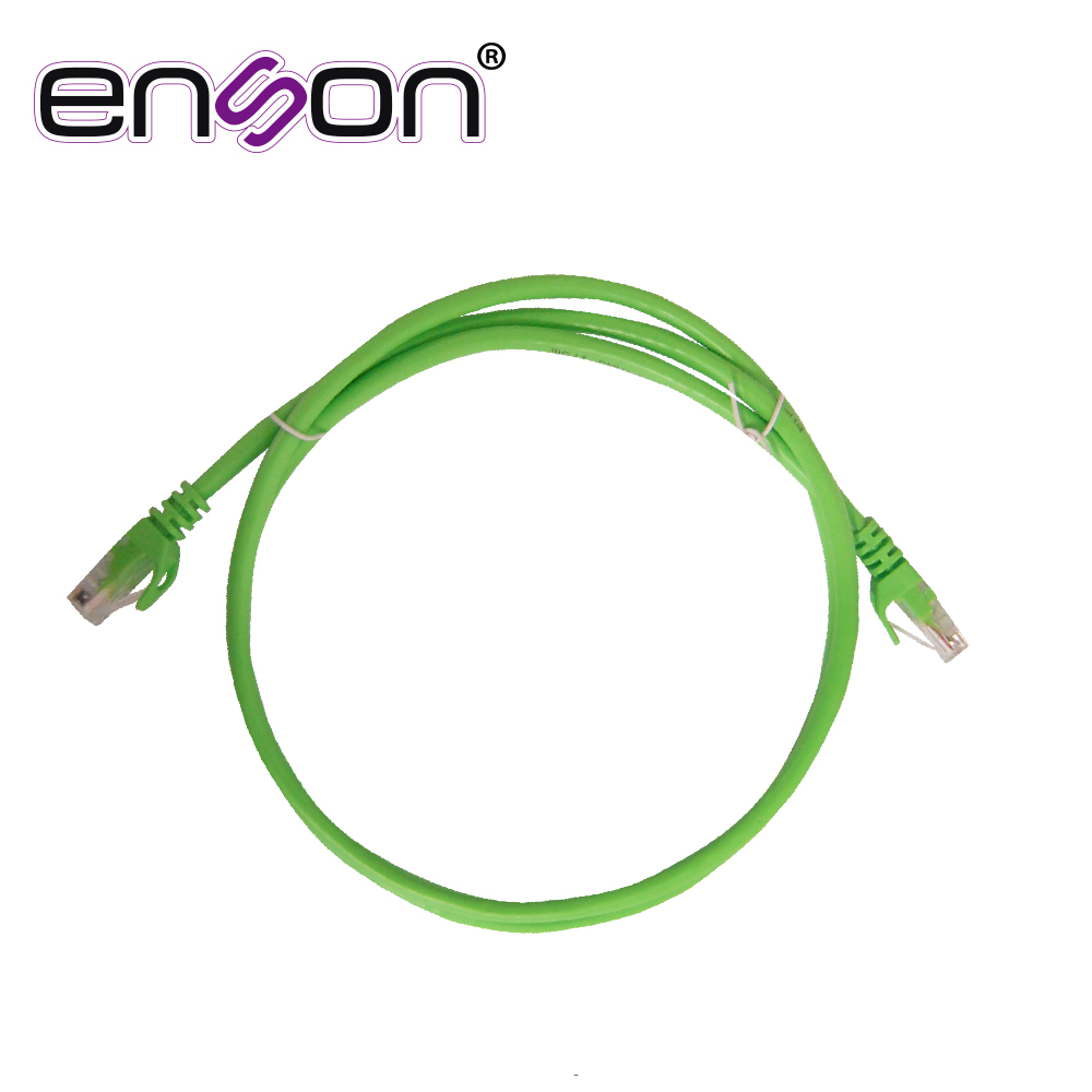 Patchcord UTP Enson P6012E CAT6 120CM Verde Serie Epro 100-II 100 por Ciento Cobre para Mejor Identificacion de
