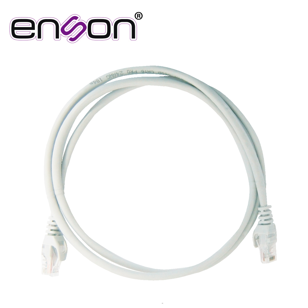 Patchcord UTP Enson P6012G CAT6 120CM Gris Serie Epro 100-II 100 por Ciento Cobre para Mejor Identificacion de