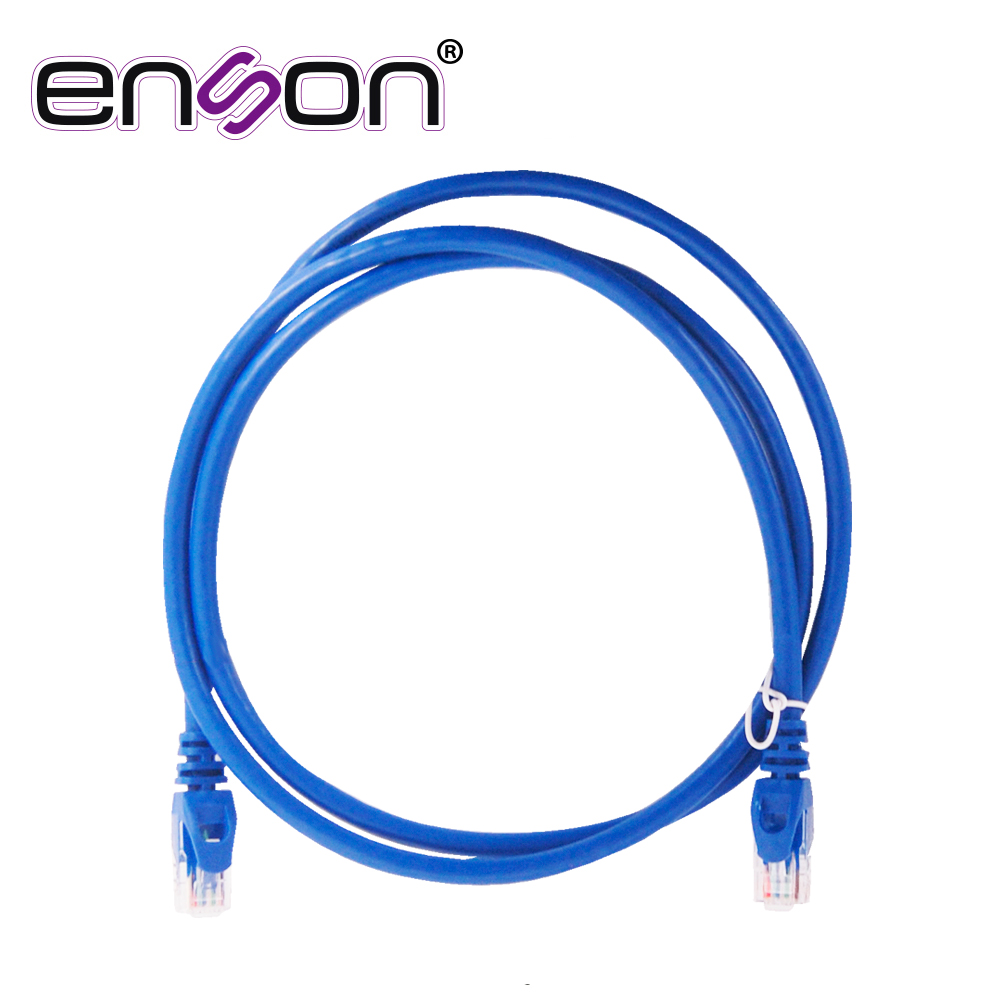 Patchcord UTP Enson P6012L CAT6 120CM Azul Serie Epro 100-II 100 por Ciento Cobre para Mejor Identificacion de
