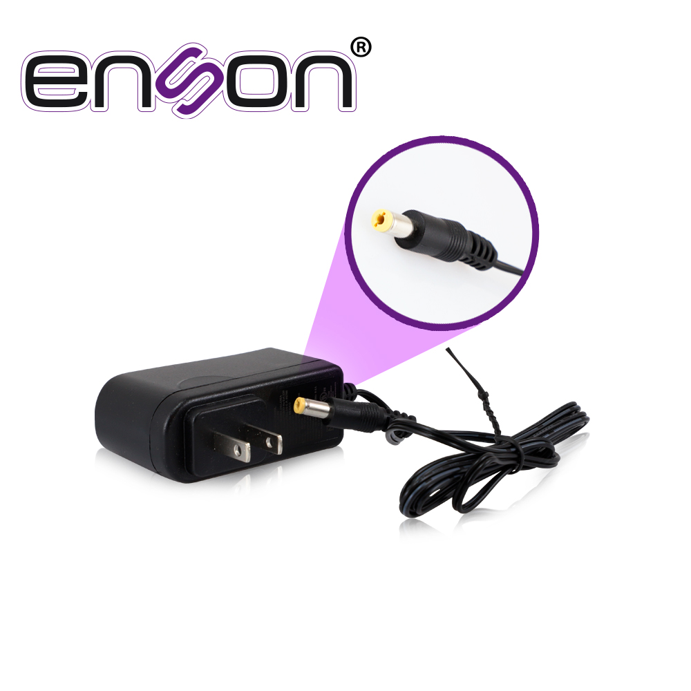 Fuente de Poder para Cámara Enson PS-1210 12VDC 1AMP Certificacion UL