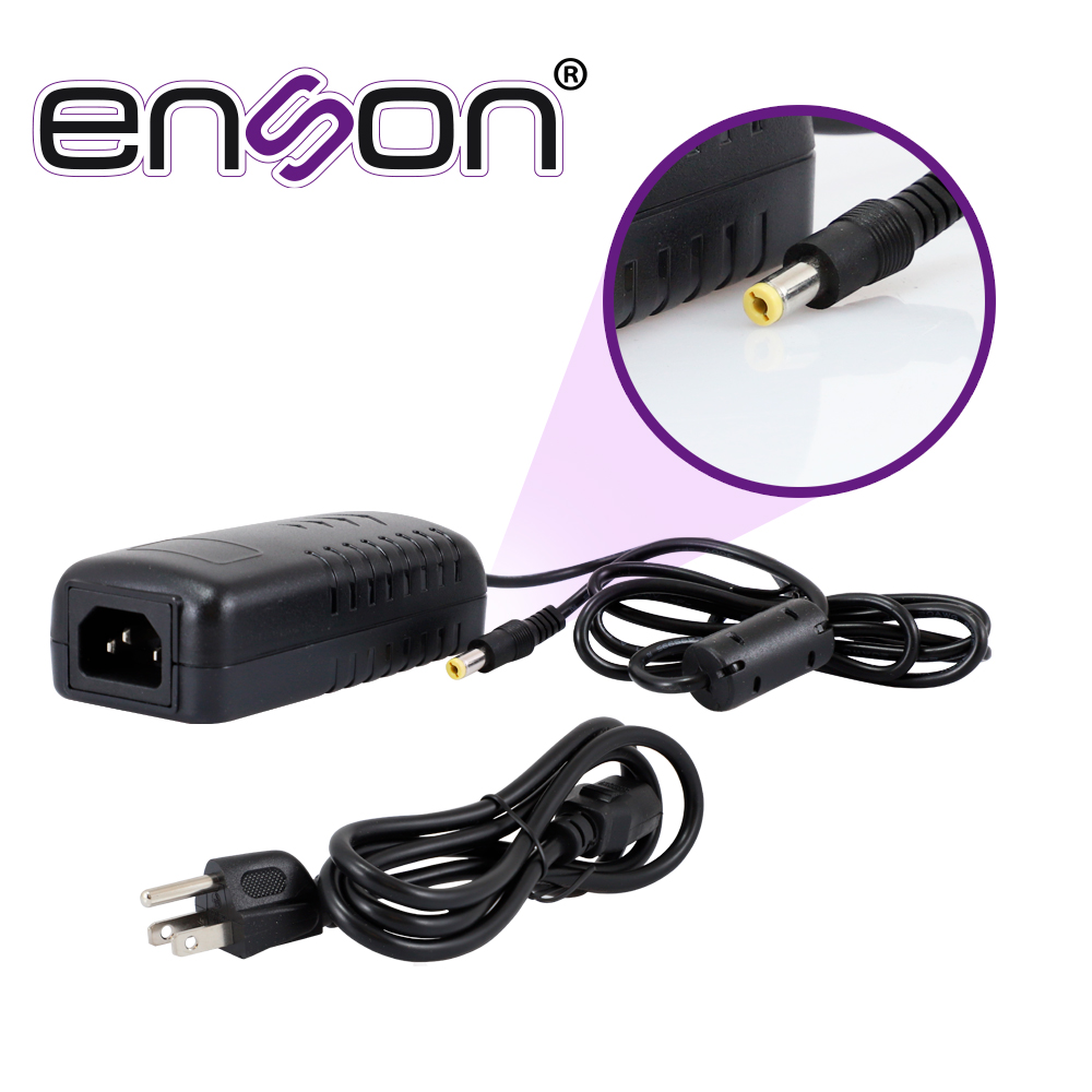 Fuente de Poder para Cámara Enson PS-1230 12V 3AMP Certificacion UL