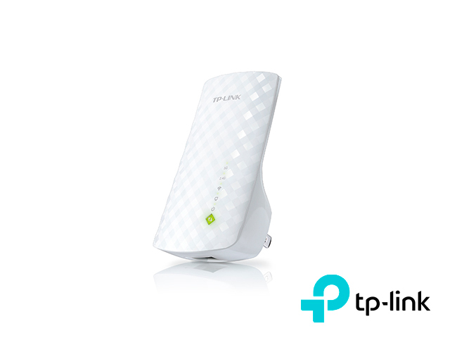 Extensor de Cobertura Wi-Fi / TP-LINK RE200 AC750 / 1 Puerto RJ-45 10/100 Mbps / 3 Antenas / 2.4GHZ y 5GHZ / Potencia