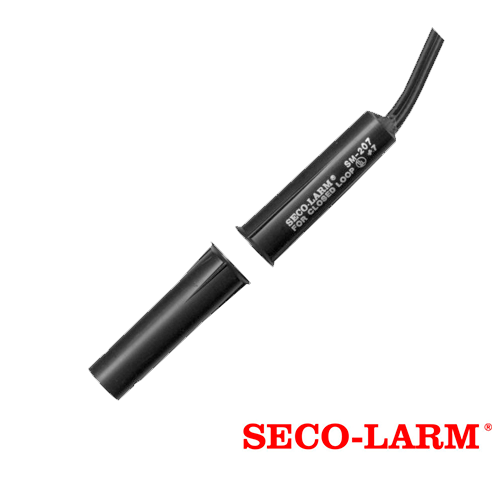 Contacto Magnetico Cableado SECO-LARM SM-207-5Q/W Normalmente Cerrado de Montaje a Presion Diametro de 3/8 de Pulgada