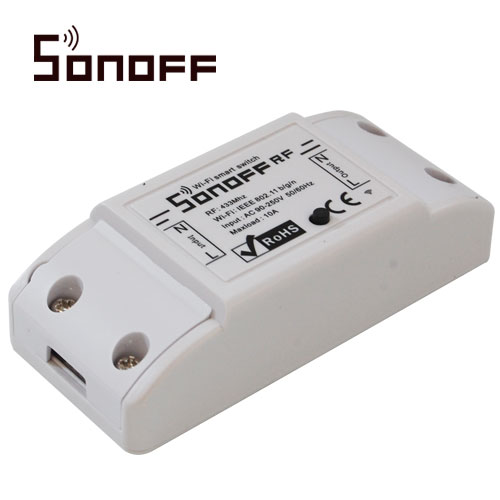 Interruptor On/Off Sonoff RF Smart Inalámbrico WiFi para Solucion de Smart Home con Temporizador para IOS y Android