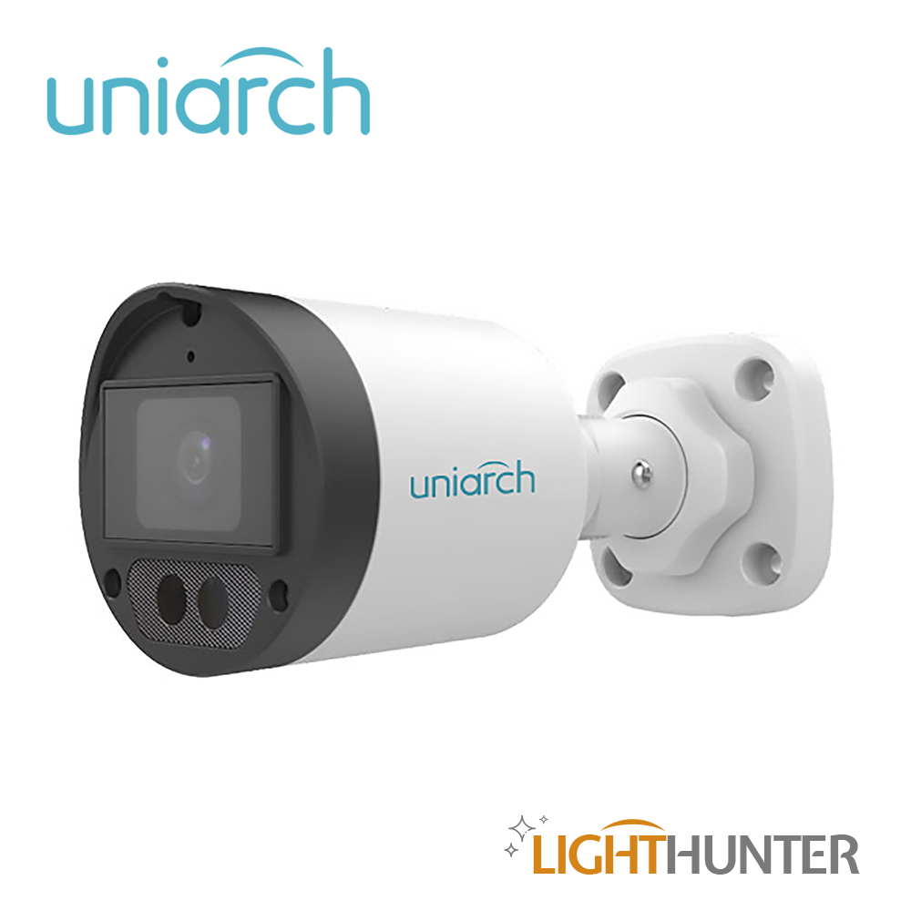 Cámara Analógica Lighthunter Bullet Uniarch UAC-B122-AF28LM / UAC-B122-AF28LM-H / 2MP / Ahd/Tvi/Cvi/Cvbs / Lente Fijo