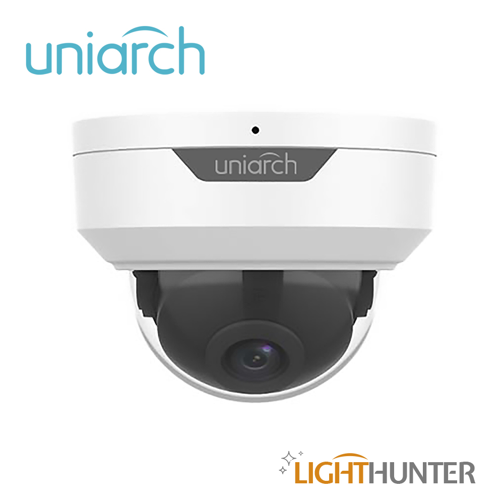Cámara Analógica Lighthunter Domo Uniarch UAC-D122-AF28M / UAC-D122-AF28M-H / 2MP / Ahd/Tvi/Cvi/Cvbs / Lente Fijo 2.8