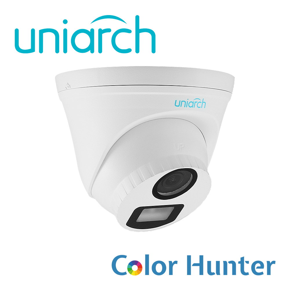 Cámara Analoga Turret Colorhunter Uniarch UAC-T115-F28-W / 5MP / TVI: 5MP@20fps / LENTE-2.8MM / Dwdr / IR20M