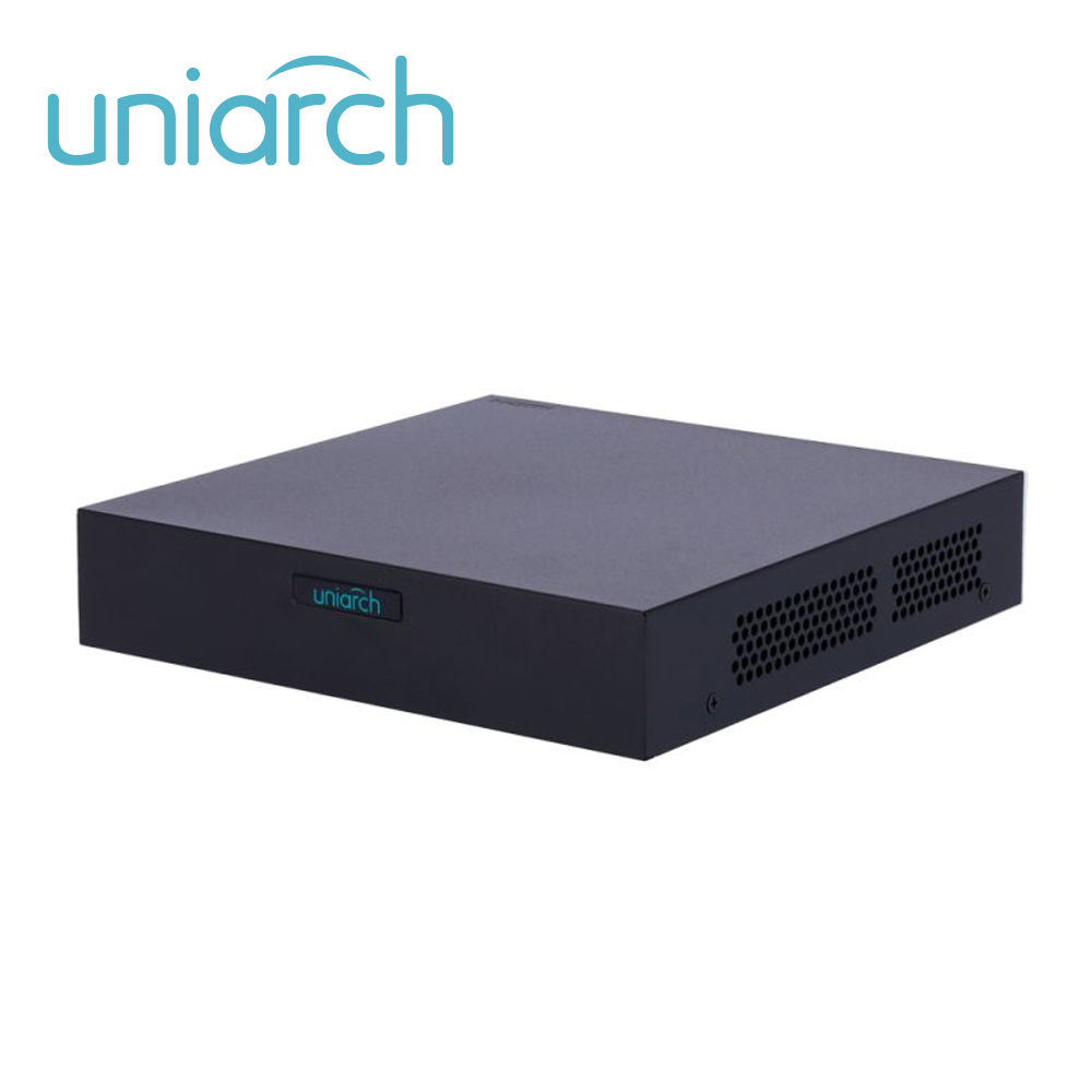 DVR Pentahibrido Uniarch XVR-104F / 6 Canales de Video / 4 Canales Analogicos (2 MP Lite) / 2 Canales IP (6 MP)