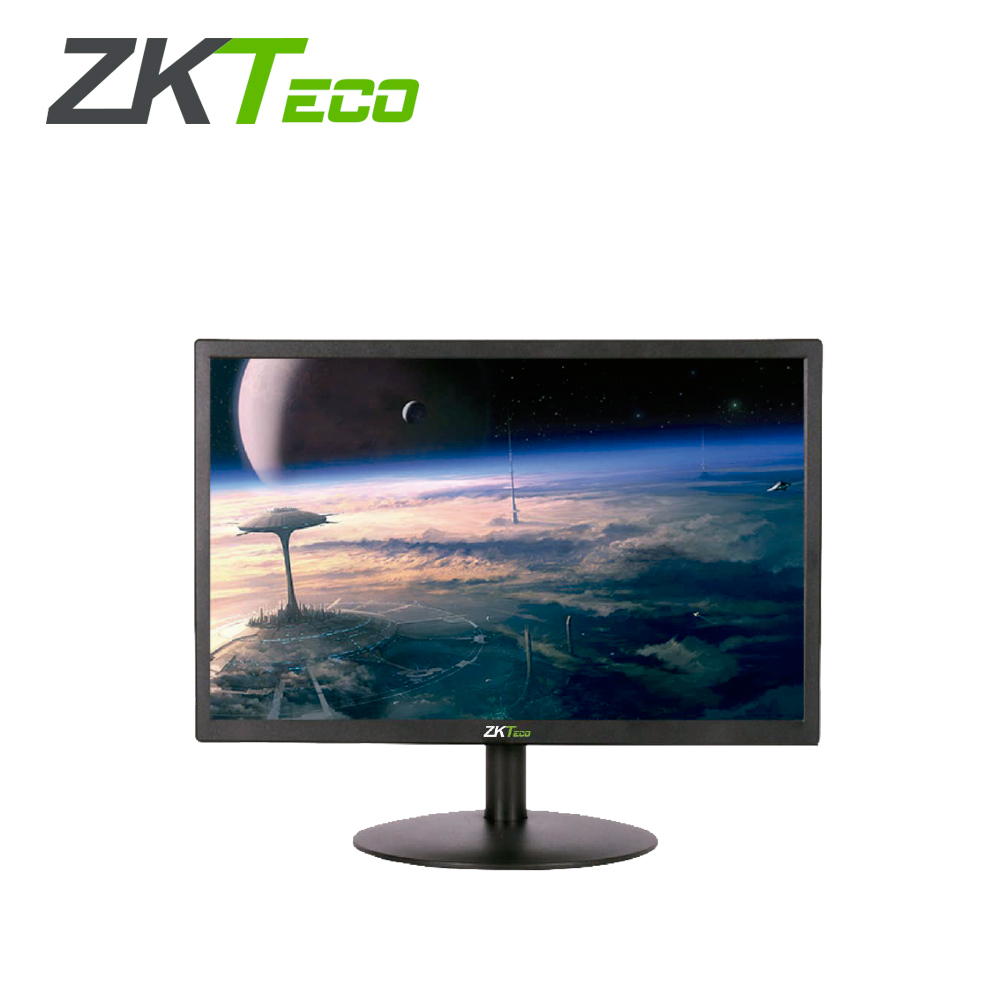 Monitor Especializado para Video Vigilancia LED HD de 19 Pulgadas Zkteco Modelo ZD19-2K Resolución 1440 X 900 Entrada