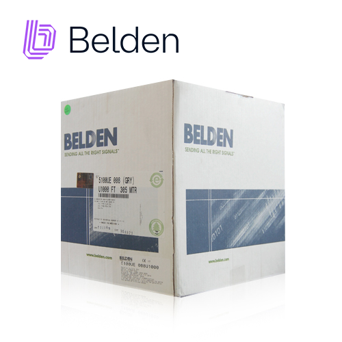 Cable de Seguridad y Sonido Belden 5100UE 008U1000 / Interior / Gris / 2 Conductores / 14 AWG / Multifilar / Forro PVC