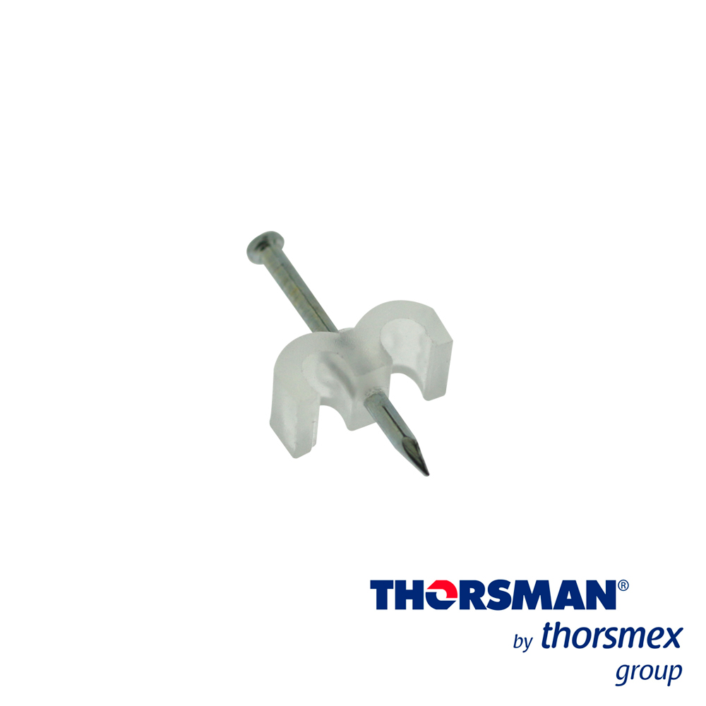 Grapa Doble con Clavo Integrado Sujethor Thorsman TDC 4-6, 3401-00100, 22MM X 1.5MM Caja /100PZAS Color Natural, Ideal