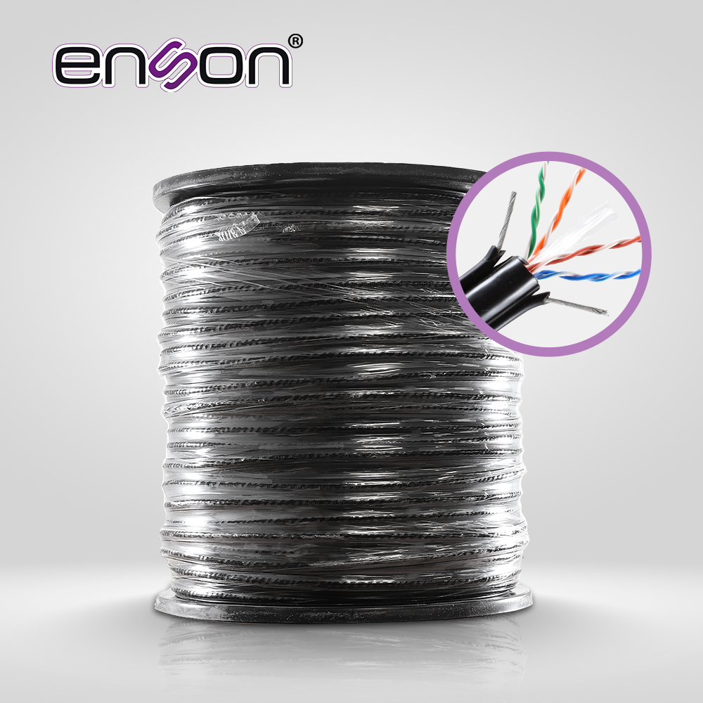 Cable UTP para Elevador CAT6 Enson 43352B3055 Serie PRO-II Calibe 23 AWG 100% Cobre de Alto Rendimiento Bobina de 305