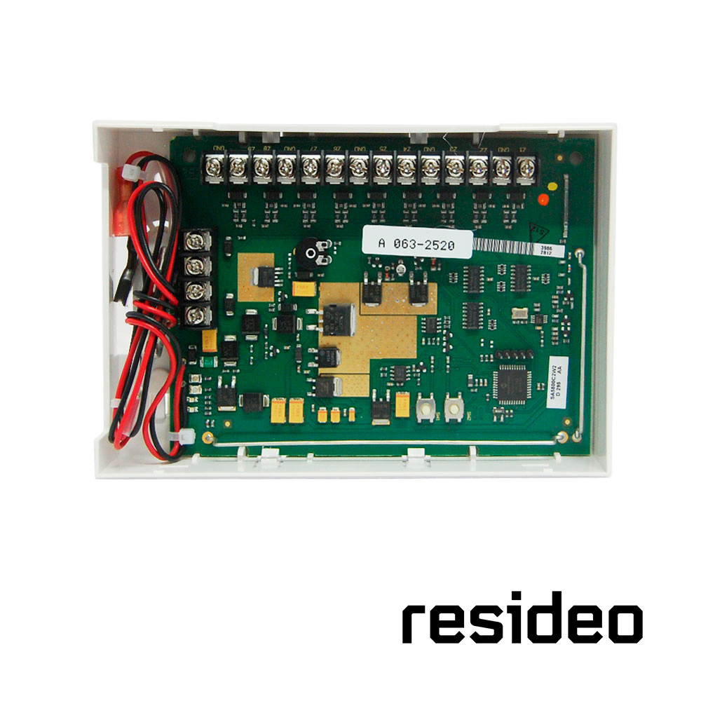 Convertidor de Zonas Alambricas a Inalámbricas Resideo 5800C2W Soporta 9 Zonas Cableadas con R.f.l. / NO Apto para