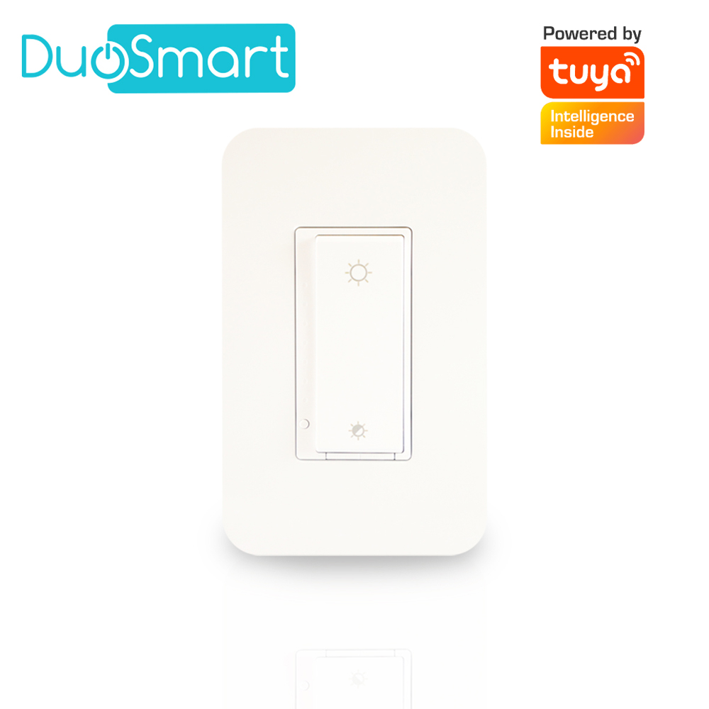 Switch Apagador con Regulador de Intensidad WiFi 2.4 GHz Dimmer Duosmart A50 Compatible con Alexa y Google Home con