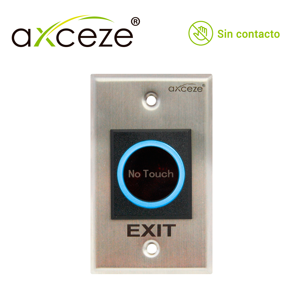 Botón sin Contacto NO-TOUCH AX-TOUCH1 Relay Integrado Botón de Activacion Inmediata con LED.