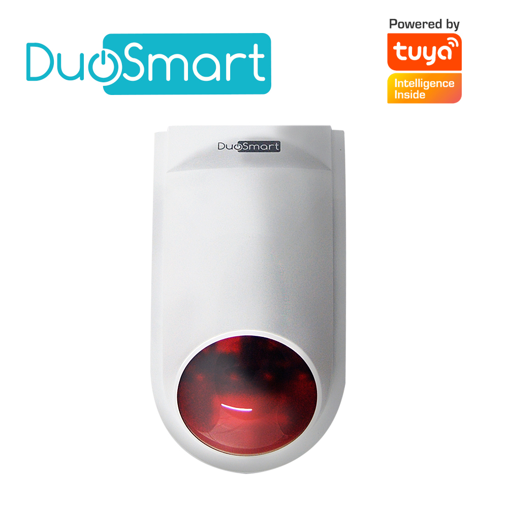 Sirena Inteligente WiFi 2.4 Duosmart B20 Standalone Monitoreo en APP Duosmart **Soporta Dispositivos RF Duosmart Serie