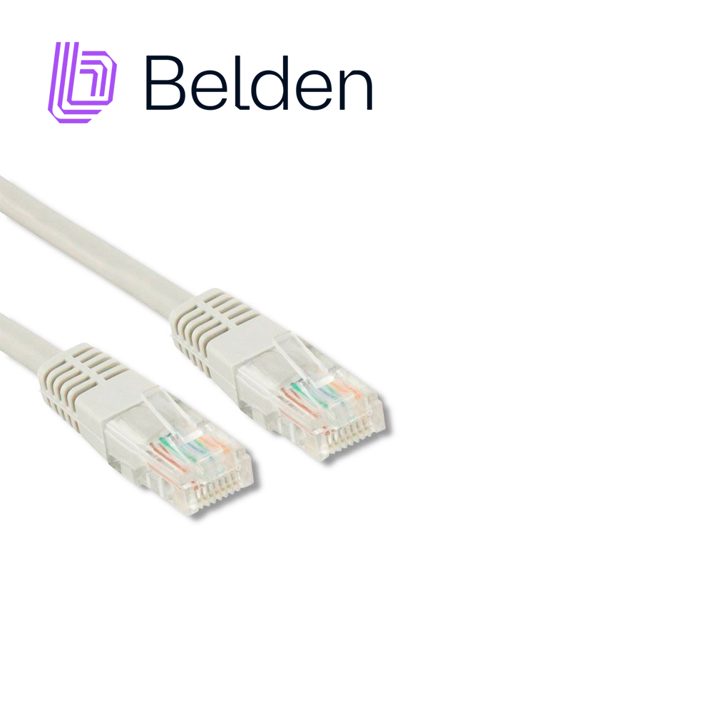 Patch Cord Diametro Reducido UTP CAT6+ Belden C6D1109007 / Interior / Blanco / 4 Pares / 28 AWG / Forro PVC / CMR / 7