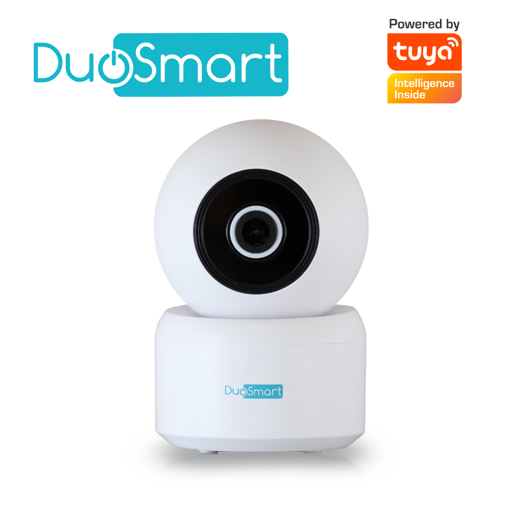 Cámara Inteligente con Movimiento PT WiFi 2.4 GHz Duosmart E21 para Interior Full HD 3MP Compatible con APP Duosmart