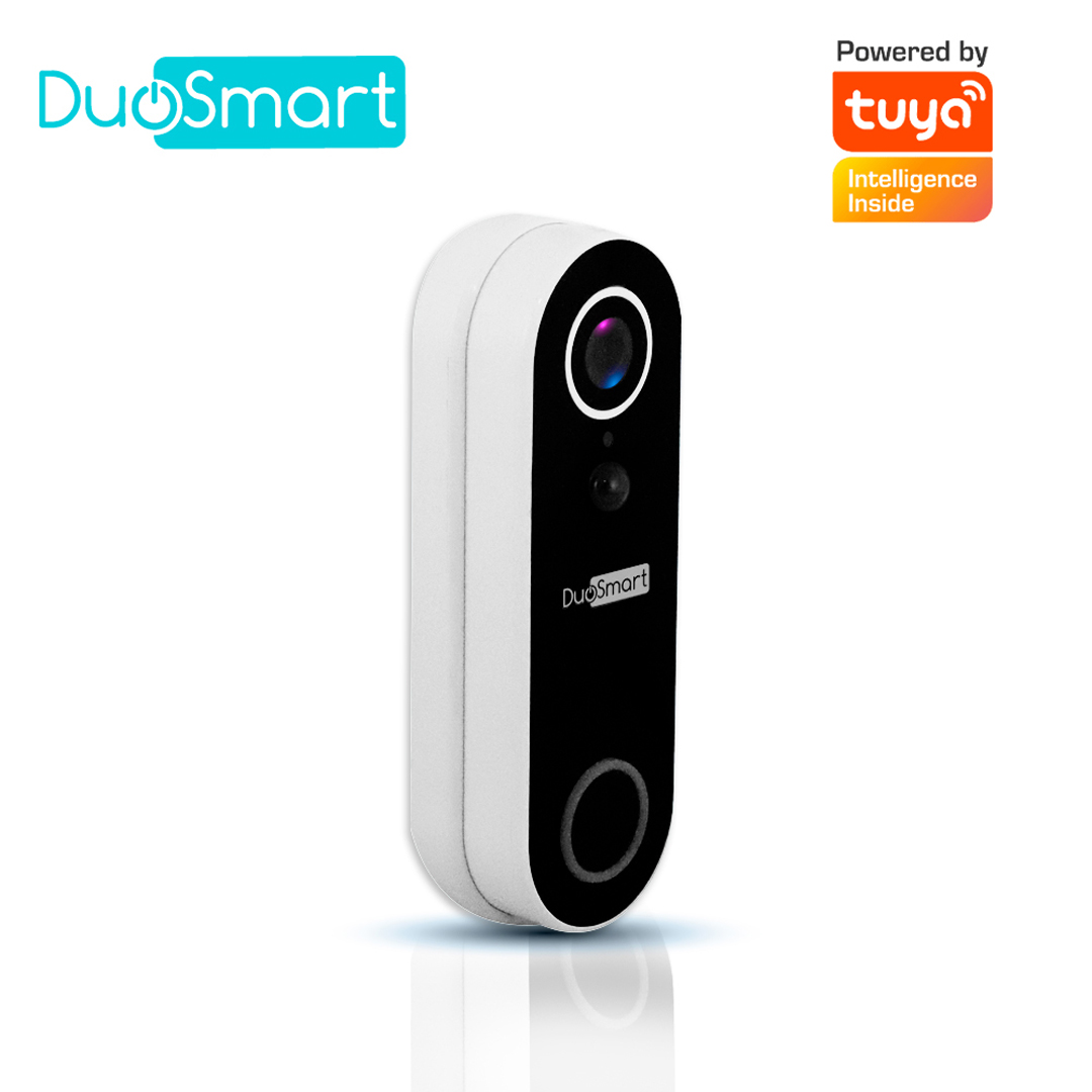 Videoportero WiFi Duosmart E55 2MP Notificaciones Push Compatible con APP Duosmart y Soporte de Tarjeta de Memoria