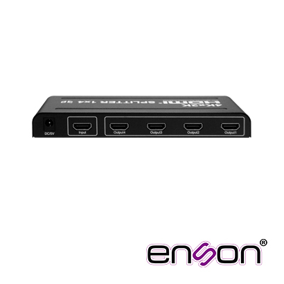 Distribuidor HDMI Enson ENS-HDMI14 con UNA Entrada y Cuatro Salidas HDMI para Distribuir el Video de UN Dispositivo
