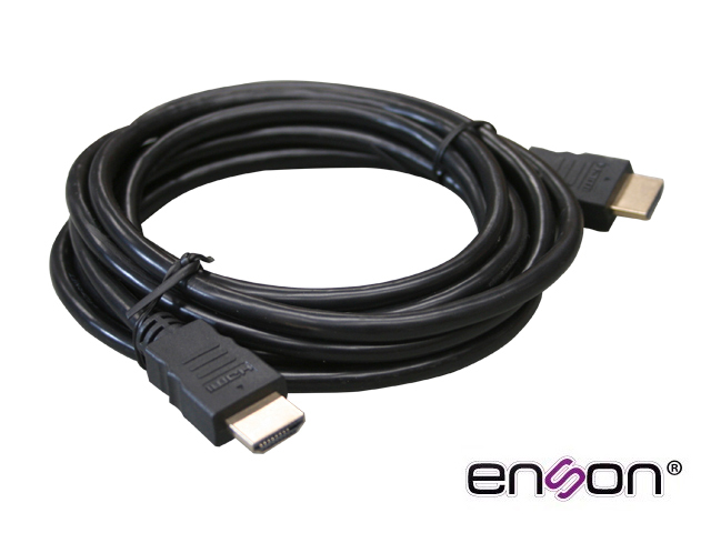 Cable de Video HDMI Enson ENS-HDMICB3M 3MT MACHO-MACHO Version 1.2 Recomendado para Sistemas de Video Vigilancia