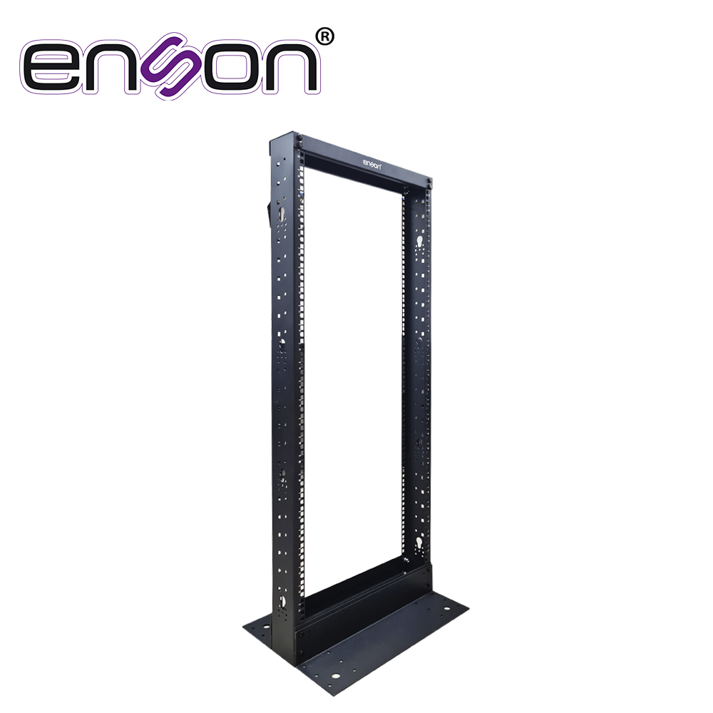 Rack Vertical Enson ENS-RACK248 de 25UR DOS Postes Empotrable Ideal para Montaje de Equipos de RED y Cableado
