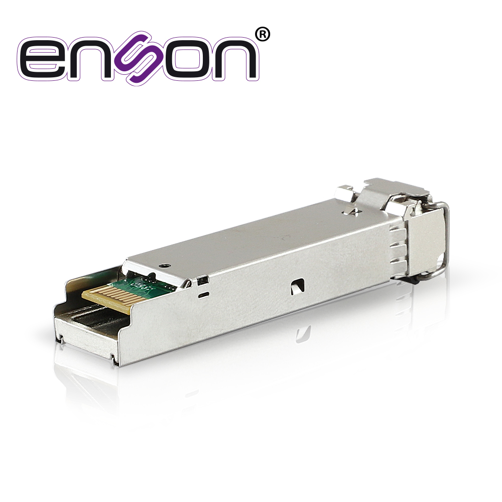 Transceptor de Fibra Óptica Multimodo Enson ENS-SFPMM Velocidad de Transmisión 1000 Mbps Conector LC Duplex Simplex