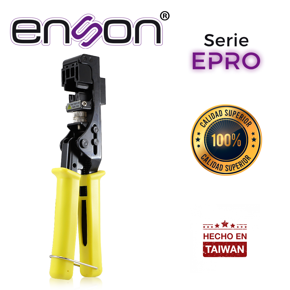 Pinza Rematadora Enson EPRO-JACKTOOL Serie Epro, Diseñada para el Rematado con Jack Facil Ponchado Serie Epro, Poncha