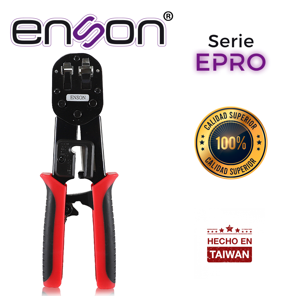 Pinza Ponchadora Enson EPRO-PLUGTOOL Serie Epro, Diseñada para el Ponchado con Plug Facil Ponchado Serie Epro, Poncha