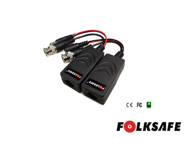 Transceptor HD Folksafe FS-HD4301VP, Transmisor/Receptor de Video y Voltaje (12V/24V Dc/Ac) Compatible con Todas las