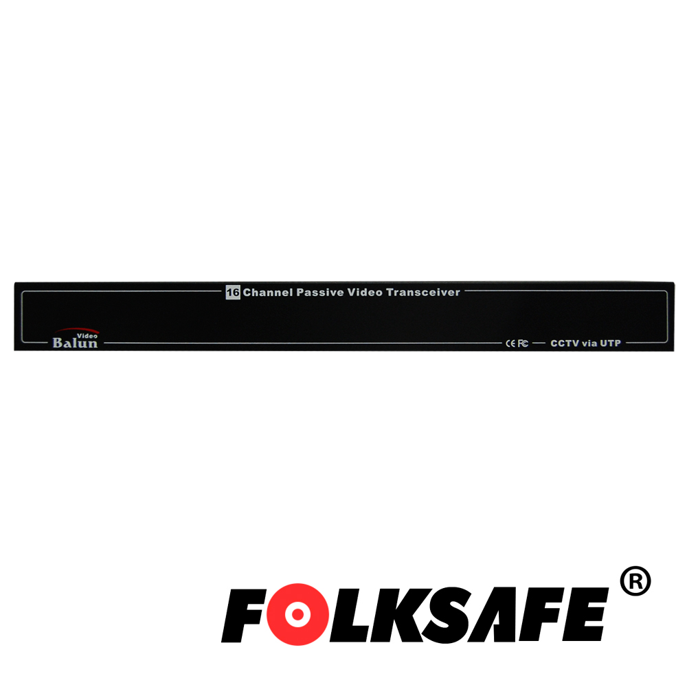 Transceptor de Video Pasivo, HUB 16 Canales HD Folksafe FS-HDP4616, Compatible con Todas las Marcas de Cámaras con