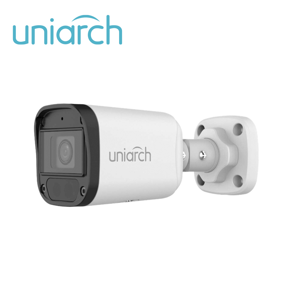 Cámara IP Bullet IPC-B124-APF28K Uniarch / 4MP / Ultra 265 / Lente 2.8 MM / Dwdr / Microfono Integrado / Ranura para