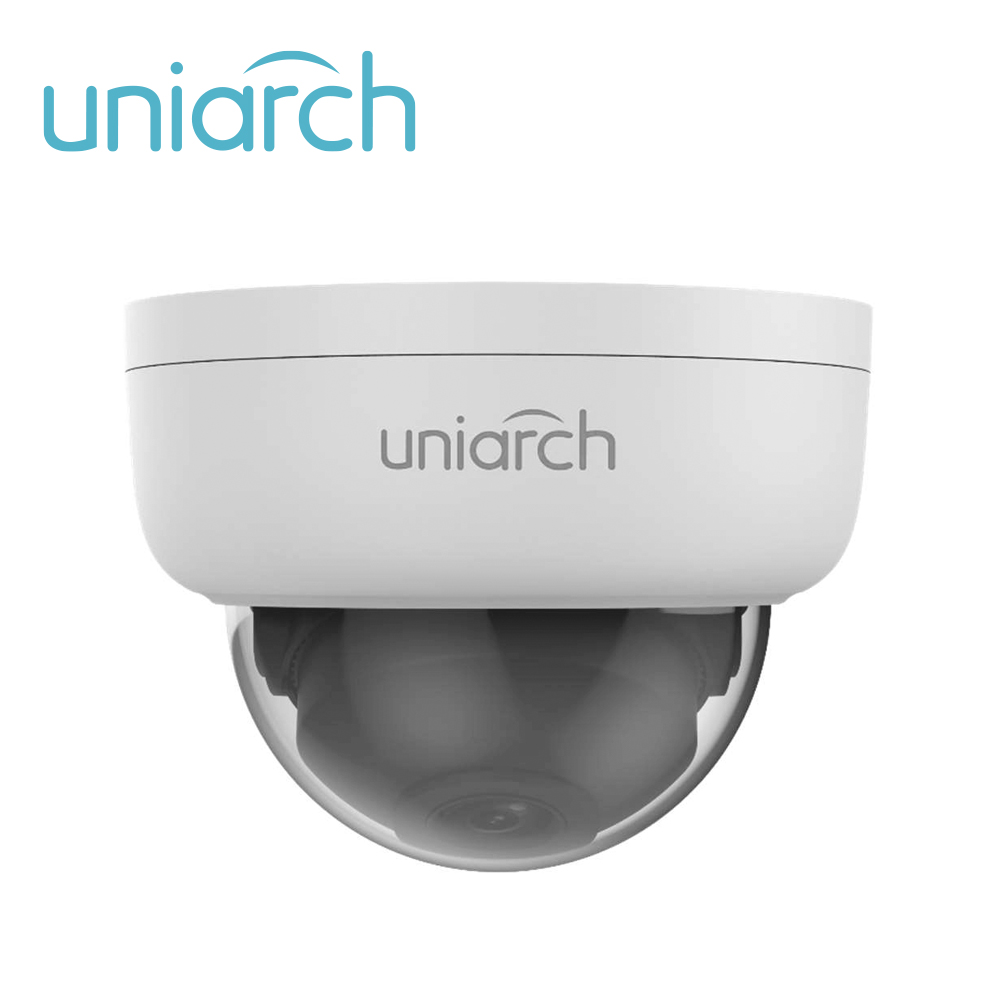 Cámara IP Domo Uniarch IPC-D124-PF28K / 4MP / ULTRA265 / Lente 2.8 MM / Dwdr / Ranura para Memoria SD Hasta 128 GB