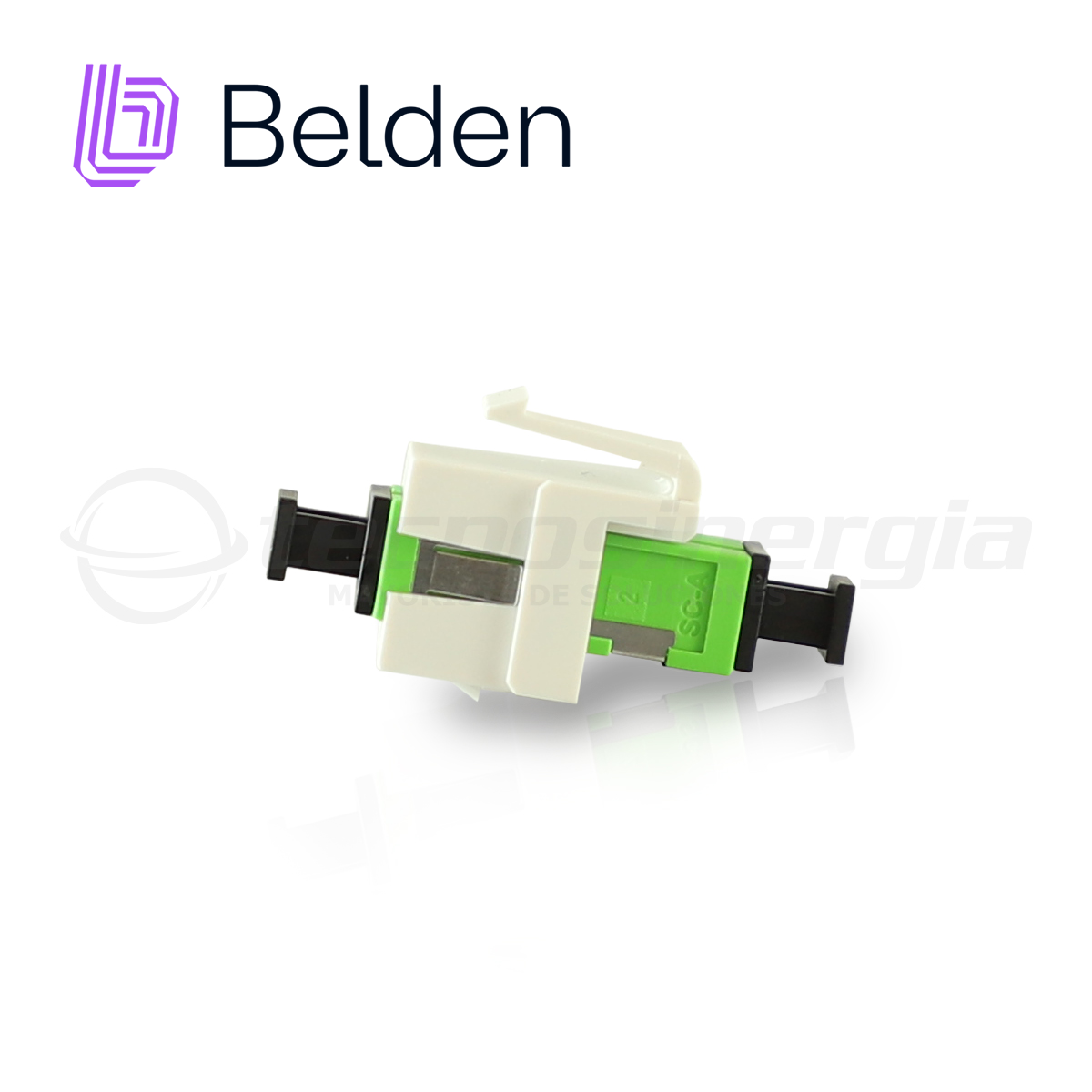 Modulo de Fibra AX105374-EW Belden Keyconnect SC APC Simplex (Verde)