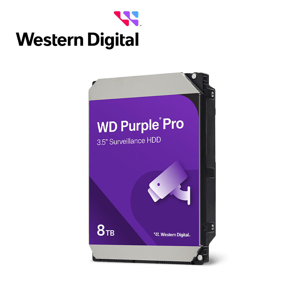 Disco Duro DD 8TB Sata WD Purple PRO WD8002PURP 24/7 Optimizado para Videovigilancia Sata III 6GB/S 7200RPM Cache 256MB