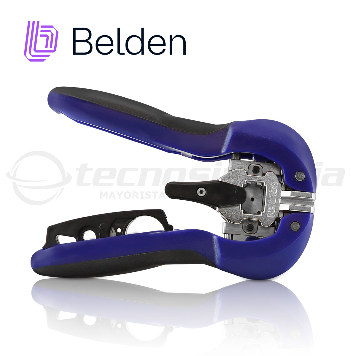 Herramienta de Terminacion Revconnect Belden RVUTT01 / Interior / Azul / Incluye Accesorio Pelacable