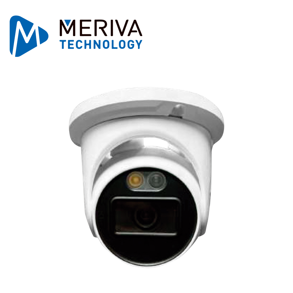 Cámara IP Turret Meriva Technology MTD-600FS4D / 6MP / H.265+ / 2.8MM / Iluminación Dual (20 - 30M IR / LUZ Calida)