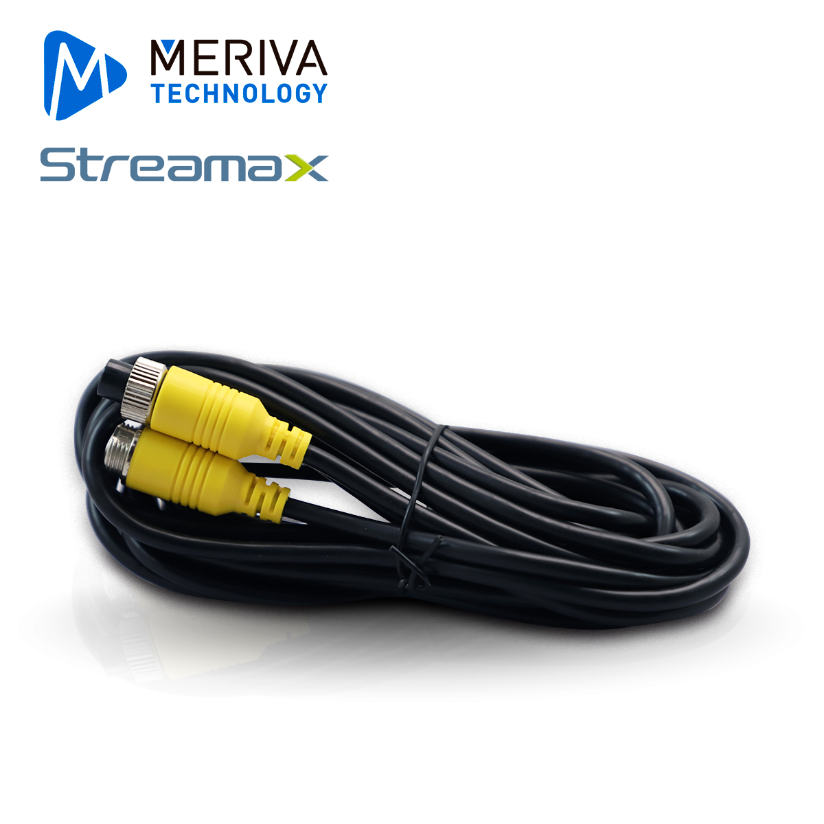 Cable DIN de Aviacion Serie ECO Meriva Technology MCBEIP50 / 6 Pines / 5 Metros / Compatible con Cámaras IP