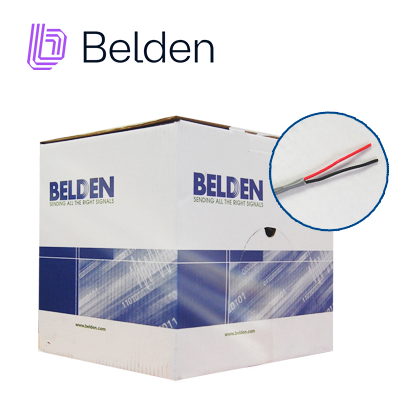 Cable de Seguridad y Sonido Belden 5200UE 008U1000 / Interior / Gris / 2 Conductores / 16 AWG / Multifilar / Forro PVC