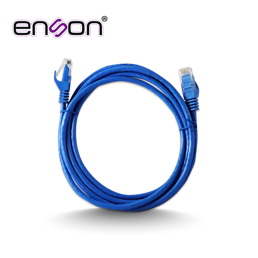 Patchcord UTP Enson P6A021L CAT6A 210CM Azul Serie Epro 100-II 100 por Ciento Cobre para Mejor Identificacion de